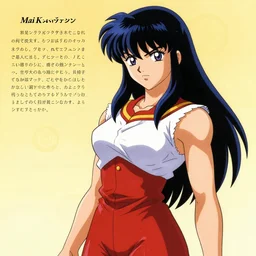 Mai Shiranui, Illustration from the game description from KOF(1988)