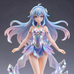 james jean isolated magical girl vinyl figure, figure photography, glitter accents on figure, holographic undertones, anime stylized, high detail, ethereal lighting, rim light, expert light effects on figure, sharp focus, dramatic composition and glowing effects unreal engine, octane, editorial awarded design