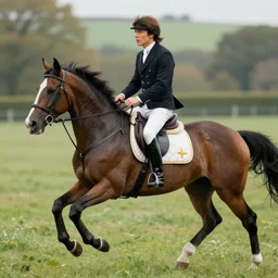 mick jagger riding a horse by ron english