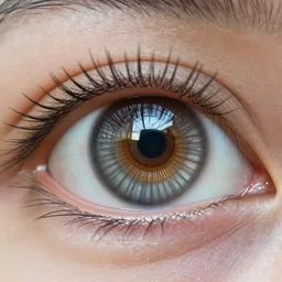 photo of human eye reflecting tesla coil, 50mm, close-up, beautiful photo