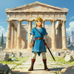 Goron from Zelda visits Ancient Athens | Featured on Artstation, Fantasy, professional art, 8k Ultra Resolution, HD wallpaper