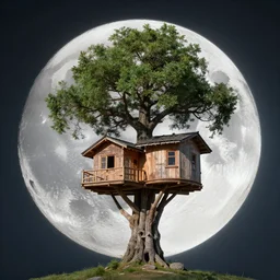 treehouse on the moon