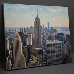 a beautiful painting of a new york, cinematic angle, studio lighting, movie concept, trending on artstation, octane render, 8 k, ultra high detail