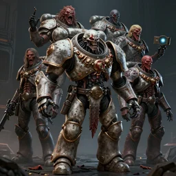 space marine from hell, horror art by beksinski and szukalski and giger and and pyromallis and dzo and iris compiet and seb mckinnon and, digital art, highly detailed, intricate, sharp focus, trending on artstation hq, deviantart, pinterest, unreal engine 5, 4 k uhd image