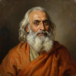 Sadhguru as Osho, masterpiece, oil on canvas, by Greg Rutkowski, neoclassical portrait, 8K,