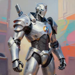 greg manchess portrait painting of fully armored bionic augmented the foundation aka dwayne the rock from fortnite as overwatch character, medium shot, asymmetrical, profile picture, organic painting, sunny day, matte painting, bold shapes, hard edges, street art, trending on artstation, by huang guangjian, gil elvgren, ruan jia, greg rutkowski, gaston bussiere