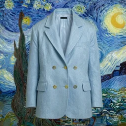 fashion editorial photograph by Van Gogh. highly detailed. 8k. depth of field. photography
