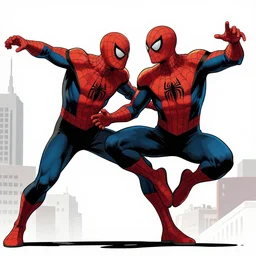 Walter white fights spiderman in vertigo comic