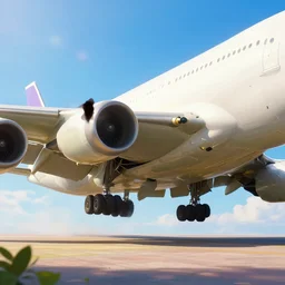 photo of the biggest airplane cargo ever made, an ultrafine hyperdetailed photograph by irakli nadar, bright colors, octopath traveler, unreal engine highly rendered, global illumination, radiant light