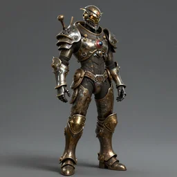 Destiny 2 Guardian in steampunk armor, concept art, full body and head, intricate and beautiful details, trending on Artstation, Pinterest, n