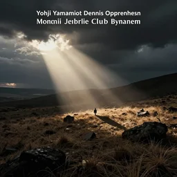 Album art for an experimental club music album, by Yohji Yamamoto, Michael Mann, Dennis Oppenheim