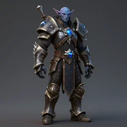 night elf warden world of warcraft character concept art, artstation, octane render, unreal 5, character design, realistic