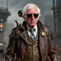 a steampunk bernie sanders in the style of h. g. wells