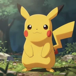 detailed!!! very close detailed image of pikachu by akira toriyama