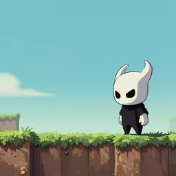 side scrolling landscape hollow knight, studio ghibli, pixar and disney animation, sharp, rendered in unreal 5, highly detailed, digital painting, artstation, terraria, hollow knight, smooth, sharp focus, illustration, wide angle, super smash bross, wallpaper, splash art, promo art, dramatic lighting, art by artgerm and rutkowski and bo chen and jin xiaodi