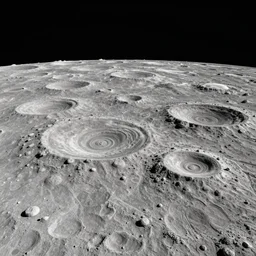 highly detailed realistic photo of a water found in moon craters, wide angle shot, moon is visible, award winning masterpiece art, hyper realistic, concept art, 8 k detail post - processing
