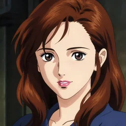 colored anime portrait of emma watson, high quality crisp linework with rich colors by junji ito