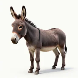 a donkey with a man body, 8k