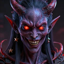 Intricate five star Nightmare demon portrait by Tooth Wu, Octane Render, HDR, high detail, Photo realistic, hyperrealism,matte finish, high contrast, 3d depth, masterpiece, vivid and vibrant colors, enhanced light effect, enhanced eye, CGISociety detail,artstationhd