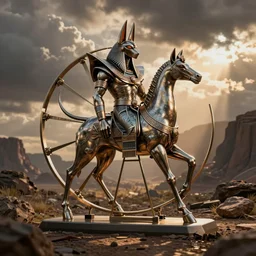 Anubis as a metal fan