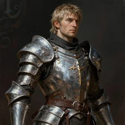 unknown the elder scrolls vi nord character portrait partially clothed in metal - plated battle armor atmospheric lighting painted intricate