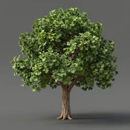 stereoscopic 3 d image of a tree