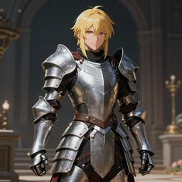 Anime character from an RpG video with armor in HD, artstation, Greg rutkowski, cinematic