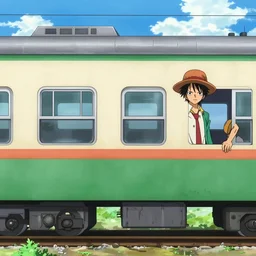 train side shot, by shunji dodo, 8 k resolution, high quality ( by kentaro miura ) ( by eiichiro oda )