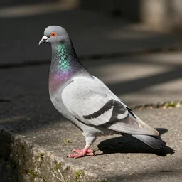 a pigeon in the style of louise bourgeois.