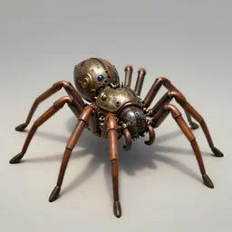 humanoid spider, steampunk art, trending on artstation