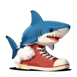 🦈 👟 , digital Art, Greg rutkowski, Trending cinematographic artstation