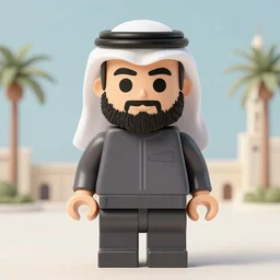 abdel fattah el sisi as a cute mini figure