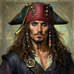 photography of a male pirate with a neck tattoo, deep focus, d & d, fantasy, intricate, elegant, highly detailed, digital painting, artstation, concept art, matte, sharp focus, illustration, hearthstone, art by artgerm and greg rutkowski and alphonse mucha