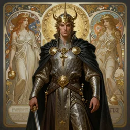 Gabriel Knight, fantasy, intricate, elegant, highly detailed, digital painting, 4k, HDR, concept art, smooth, sharp focus, illustration, art by artgerm and H R Giger and alphonse mucha