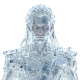 a fancy portrait of a crystalized god by Greg Rutkowski, Sung Choi, Mitchell Mohrhauser, Maciej Kuciara, Johnson Ting, Maxim Verehin, Peter Konig, final fantasy , mythical, 8k photorealistic, cinematic lighting, HD, high details, atmospheric,