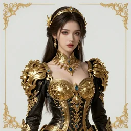 portrait of a beautiful 18-year-old girl, Dark Souls 3 themed, in style of Valentin Serov, in style of Ruan Jia, insanely detailed and intricate, golden ratio, elegant, ornate, luxury, elite, matte painting, cinematic, cgsociety, James jean, Brian froud, ross tran, Laputa