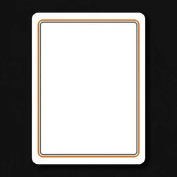 blank trading card