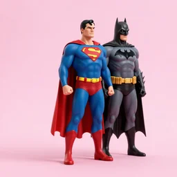 superman vs batman 1800s fire 360 panorama pink