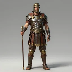 full body + face character portrait of a post - apocalyptic roman soldier / mercenary in the style of high fantasy art trending on artstation deviantart pinterest detailed realistic high resolution hd 8 k