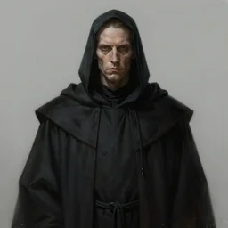 hyper detailed ultra sharp photorealistic portrait of doom priest, somber gothic aesthetic, masterpiece, elite, illustration, art by ralph steadman, felix englund, greg rutkowski, organic matte painting, bleak color palette, hard edges, smooth, artstation trending 8 k