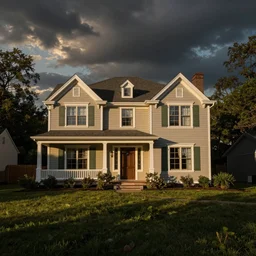 Texture of sweet home, view from front