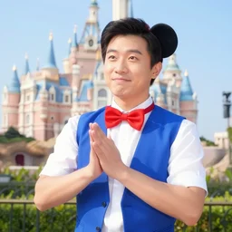 markiplier as a disneyland actor, photoshoot
