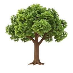 a tree running away