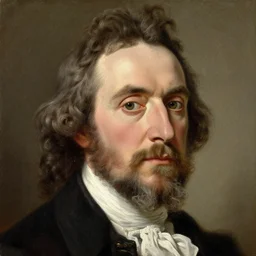facial portrait of paul giamatti portraying united states president chester a arthur!, beard oil on canvas by william sidney mount, 1 8 8 8, trending on artstation