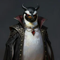 anthropomorphic penguin, evil sinister clothes, portrait, dnd, character, fantasy, intricate, elegant, digital painting, artstation, concept art, smooth, 8 k frostbite 3 engine, ultra detailed, art by artgerm and greg rutkowski and magali villeneuve