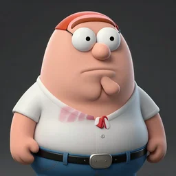 Peter Griffin in real life, portrait, photograph, realistic, hyperrealistic, highly detailed, very detailed, extremely detailed, detailed, digital art, trending on artstation