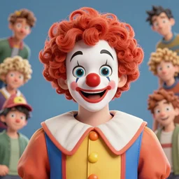 Young Haley Joel Osmen as cute clown, by Stanley Artgerm Lau, WLOP, Rossdraws, James Jean, Andrei Riabovitchev, Marc Simonetti, Yoshitaka Amano, ArtStation, CGSociety,