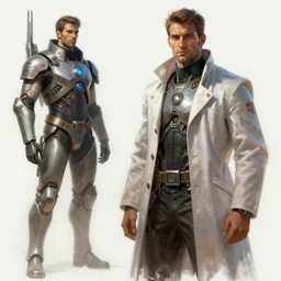 concept art of scifi elite scientist by jama jurabaev, emperor, cinematic shot, trending on artstation, high quality, brush stroke