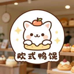 an adorable logo full of personality and love for a fantasy bakery that has pastries shaped like made up animals