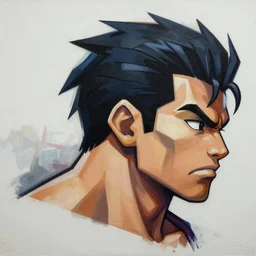 Dudley from Street fighter 4 profile picture by Sachin Teng, asymmetrical, Organic Painting , Matte Painting, Powerful, geometric shapes, hard edges, graffiti, street art:2 by Sachin Teng:4